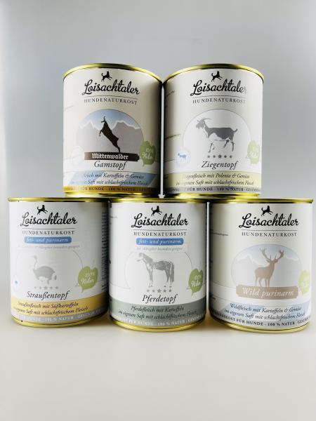 Loisachtaler Hundefutter Premium Probierpaket
